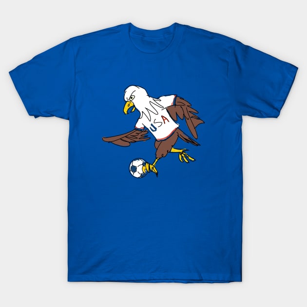 US Soccer Eagle T-Shirt by MAS Design Co